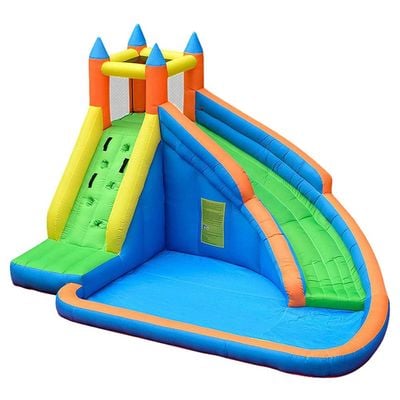 MYTS Inflatable Bounce House Jumping Castle Water Slide Outdoor Indoor For Kids